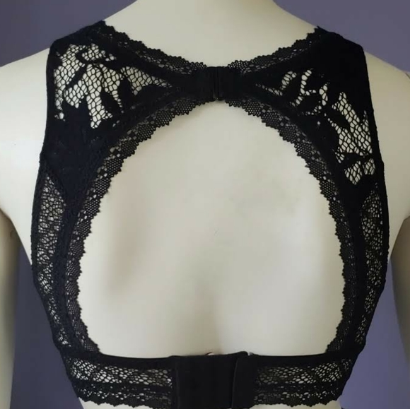 Victoria's Secret Bra Bralette Black Lace Sz Sm - Picture 4 of 7